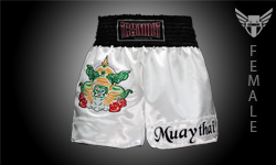 Tcombat Tosakanth 1.1 Muay Thai Shorts — White