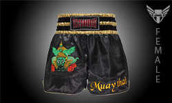 Tcombat Tosakanth 1.1 Muay Thai Shorts — ฺBlack