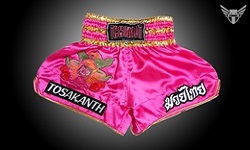 Tcombat Tosakanth 1 Muaythai Pink Shorts — Pink