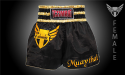 Tcombat Muay Thai Shorts  — Black