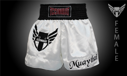 Tcombat Muay Thai Shorts  — White