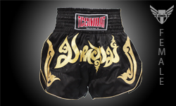 Tcombat Mahaaut Muay Thai Shorts — Black