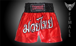 Tcombat Muaythai traing Shorts — Red/black